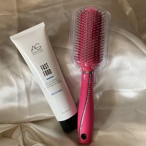 AG hair care and brush